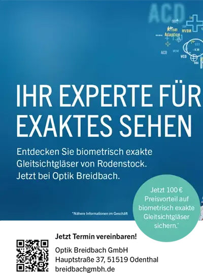 Ihr Optiker für exaktes Sehen - Optik Breidbach